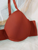Underwire Bra with Adjustable Straps | Solid Color Support Fit | Comfortable Everyday Wear