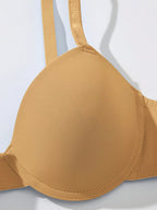 Underwire Bra with Adjustable Straps | Solid Color Support Fit | Comfortable Everyday Wear