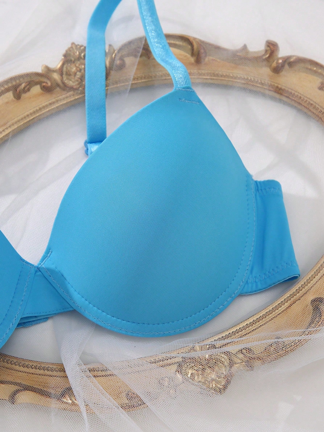 Underwire Bra with Adjustable Straps | Solid Color Support Fit | Comfortable Everyday Wear