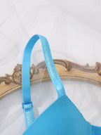 Underwire Bra with Adjustable Straps | Solid Color Support Fit | Comfortable Everyday Wear