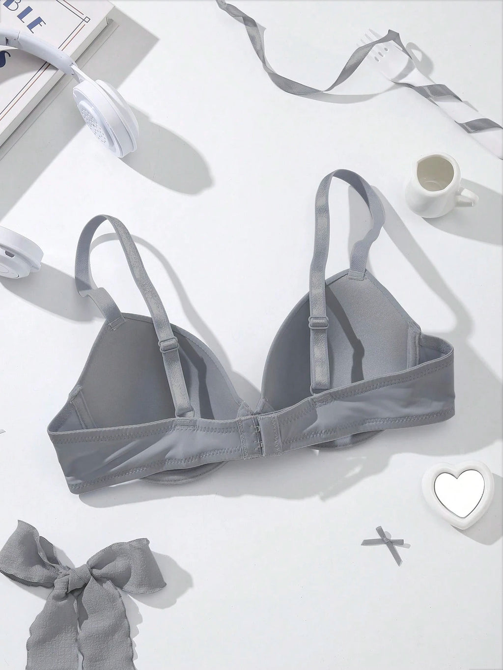 Underwire Bra with Adjustable Straps | Solid Color Support Fit | Comfortable Everyday Wear