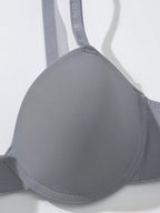 Underwire Bra with Adjustable Straps | Solid Color Support Fit | Comfortable Everyday Wear