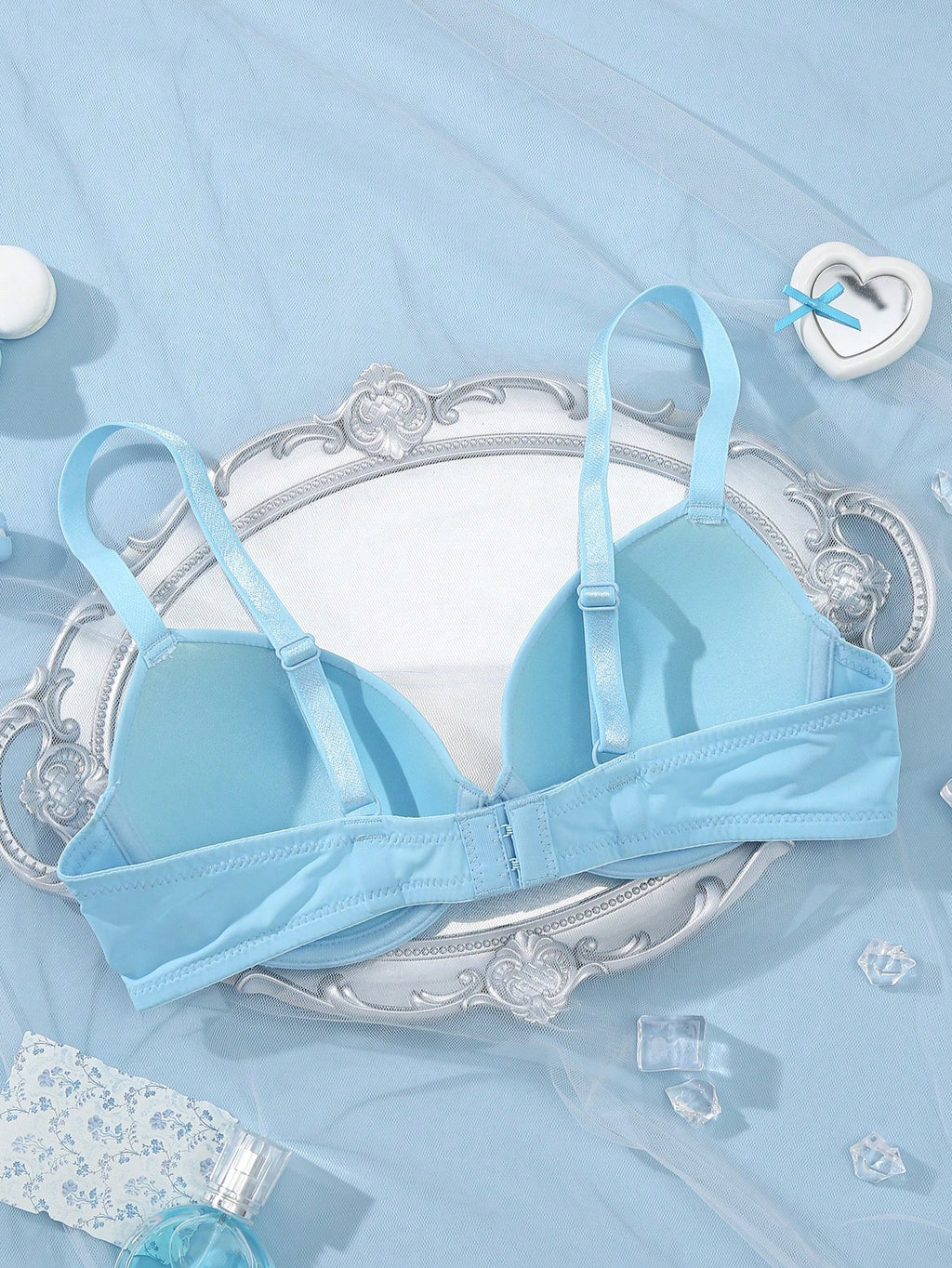Underwire Bra with Adjustable Straps | Solid Color Support Fit | Comfortable Everyday Wear