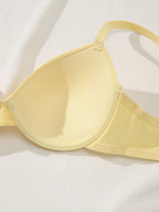 Underwire Bra with Adjustable Straps | Solid Color Support Fit | Comfortable Everyday Wear