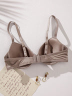 Underwire Bra with Adjustable Straps | Solid Color Support Fit | Comfortable Everyday Wear