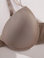 Underwire Bra with Adjustable Straps | Solid Color Support Fit | Comfortable Everyday Wear