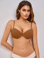 Underwire Bra with Adjustable Straps | Solid Color Support Fit | Comfortable Everyday Wear
