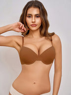 Underwire Bra with Adjustable Straps | Solid Color Support Fit | Comfortable Everyday Wear