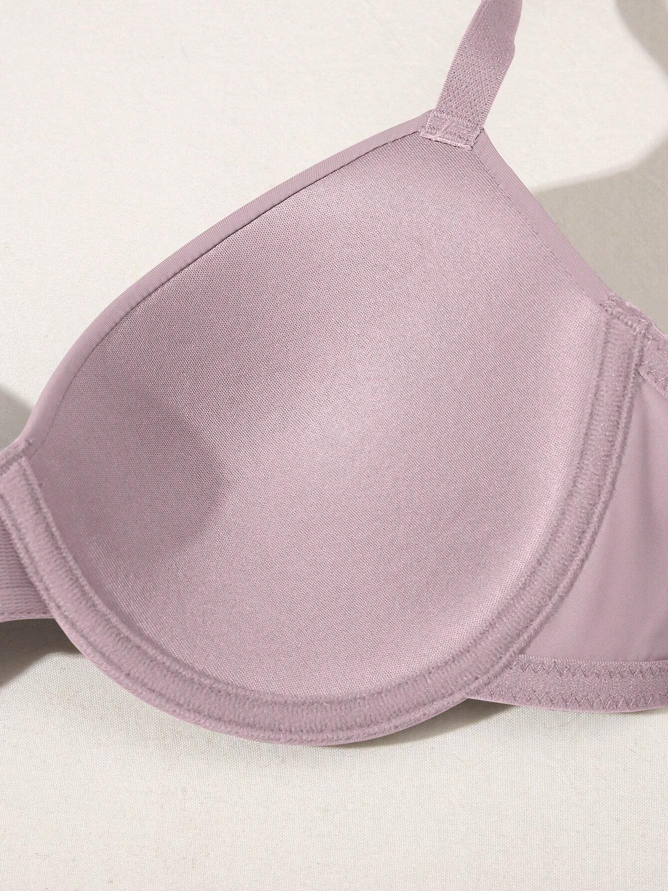 Underwire Bra with Adjustable Straps | Solid Color Support Fit | Comfortable Everyday Wear