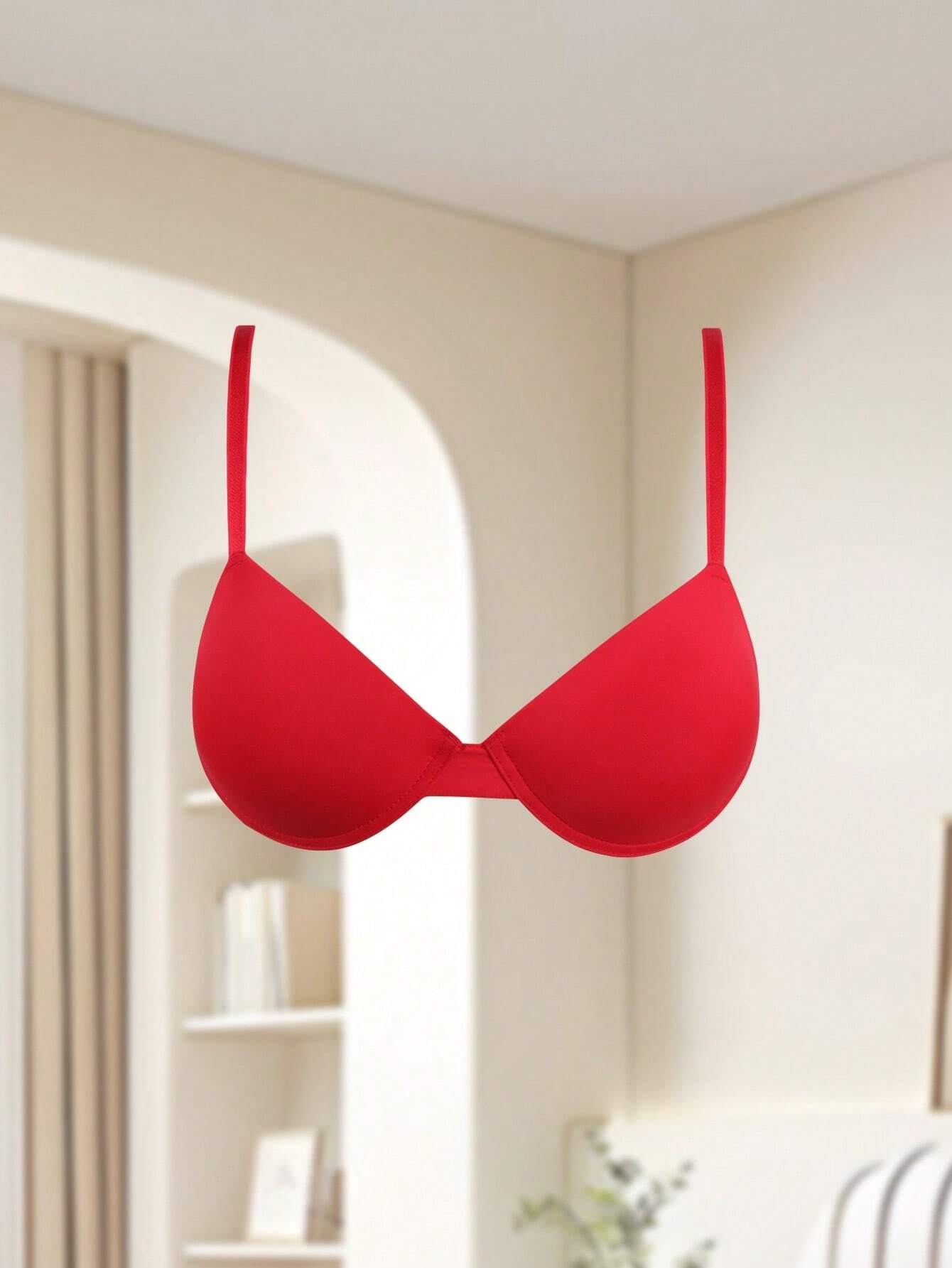 Underwire Bra with Adjustable Straps | Solid Color Support Fit | Comfortable Everyday Wear