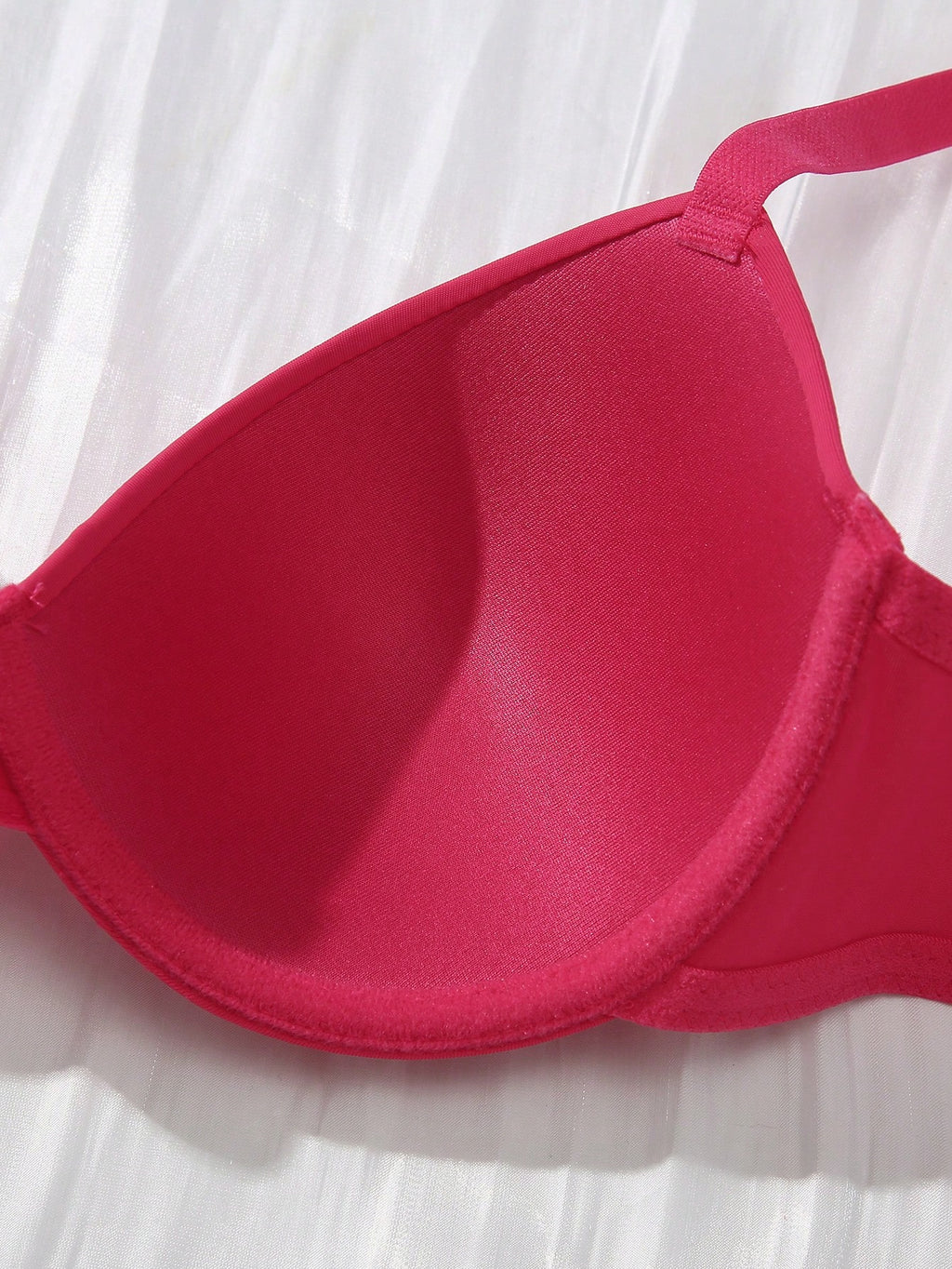Underwire Bra with Adjustable Straps | Solid Color Support Fit | Comfortable Everyday Wear