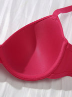 Underwire Bra with Adjustable Straps | Solid Color Support Fit | Comfortable Everyday Wear