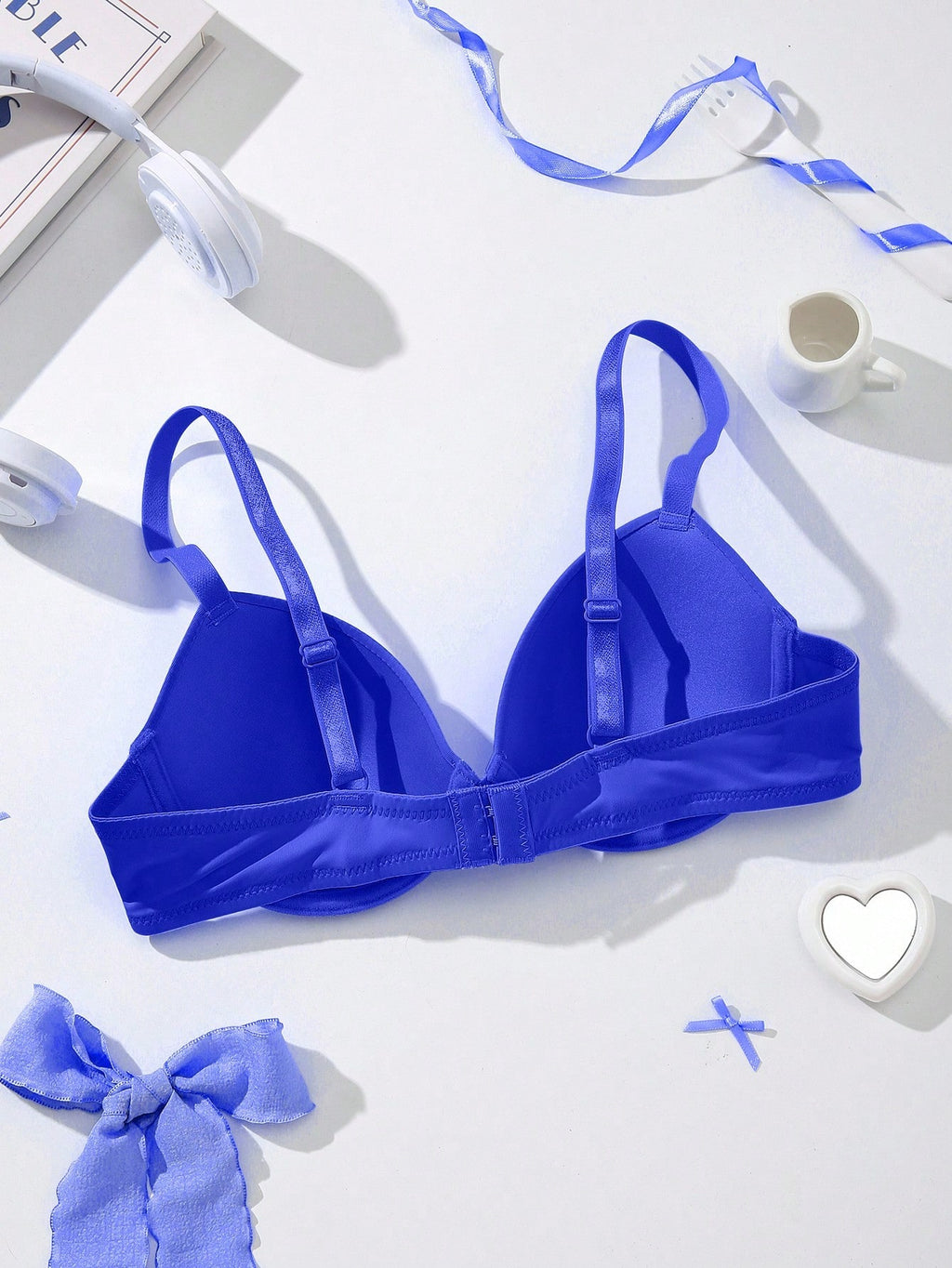 Underwire Bra with Adjustable Straps | Solid Color Support Fit | Comfortable Everyday Wear