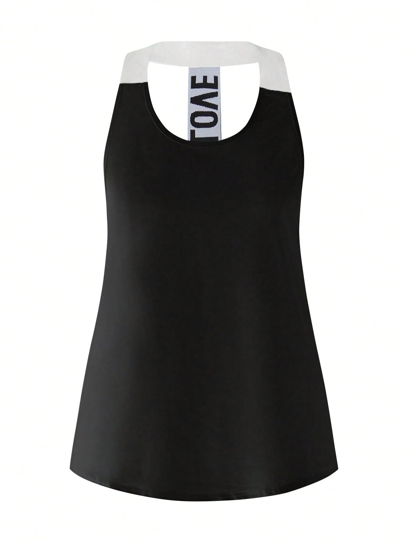 Short & Punchy  Graphic Cami & Contrast Leggings Sports Set