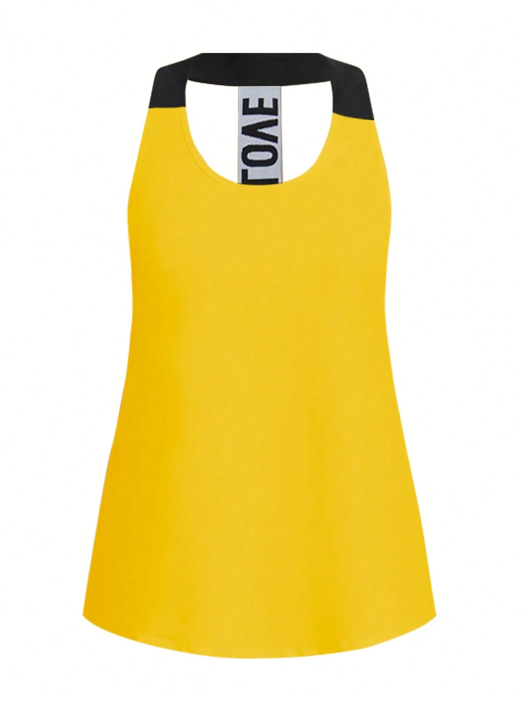 Short & Punchy  Graphic Cami & Contrast Leggings Sports Set