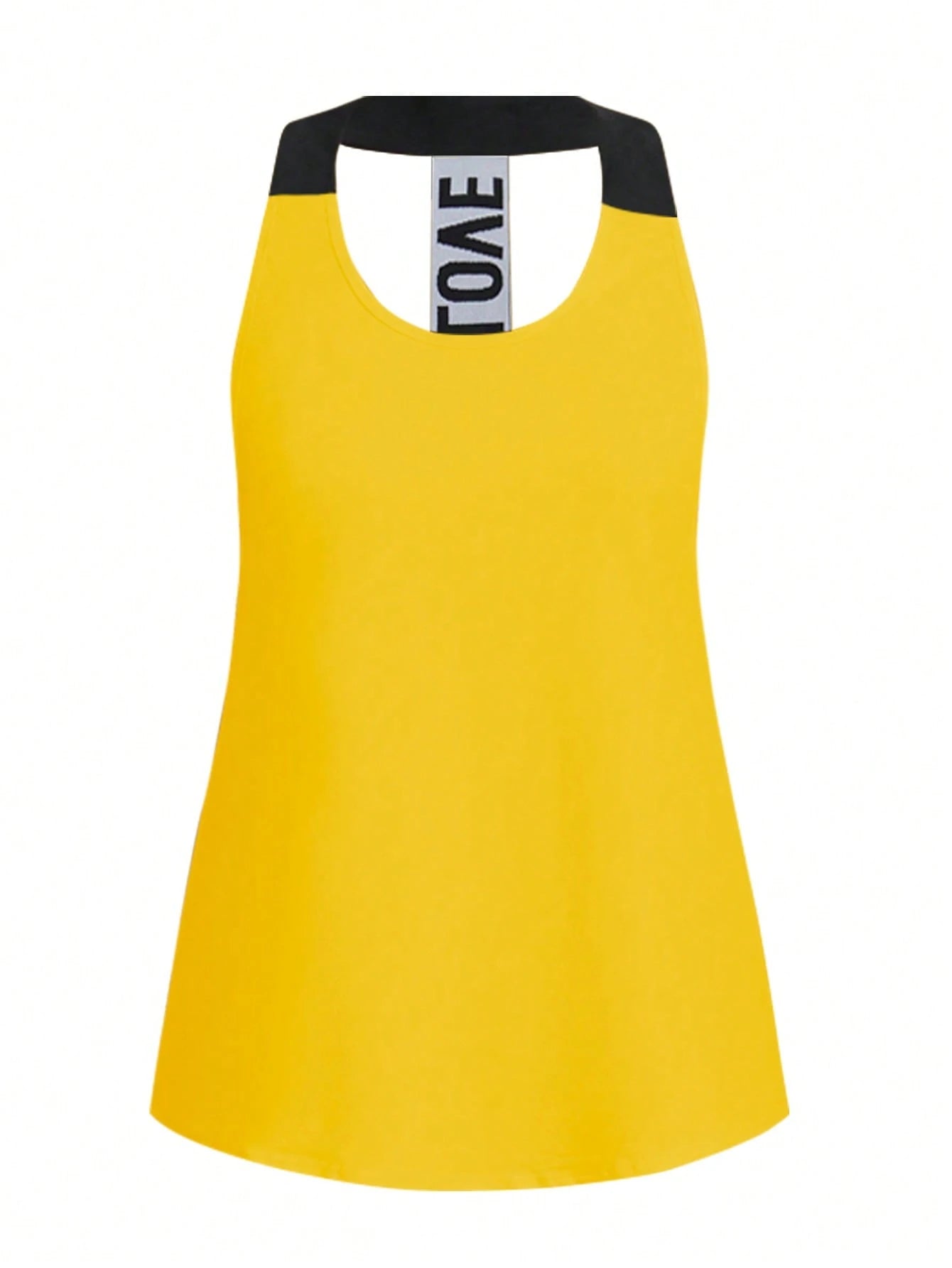 Short & Punchy  Graphic Cami & Contrast Leggings Sports Set
