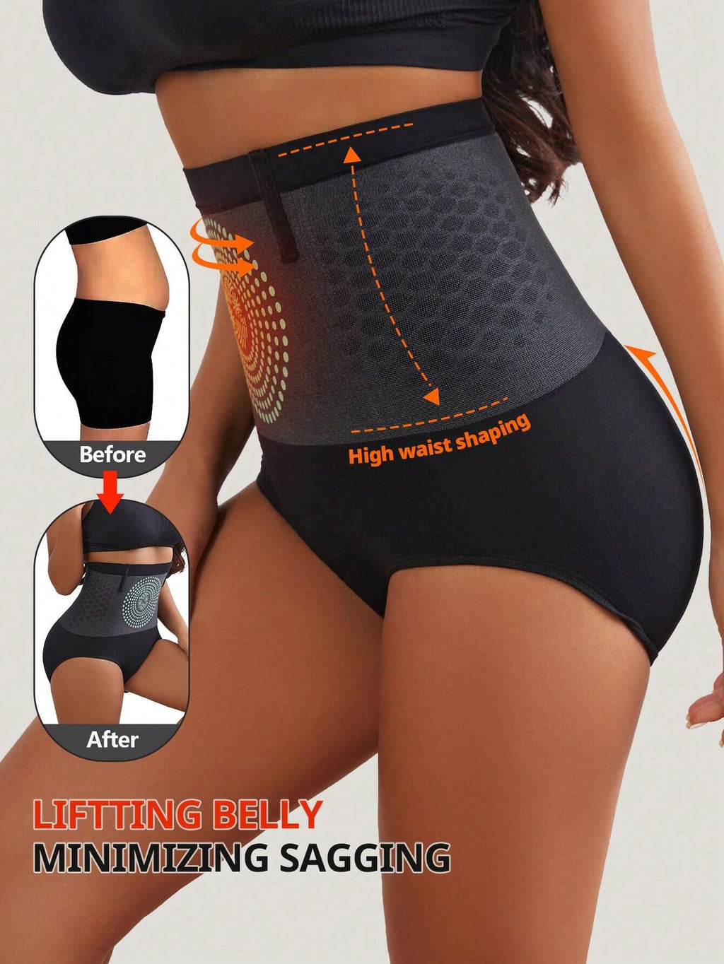 Seamless High Waist Shaping Underwear | Tummy Control Sports Shapewear