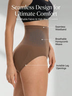 Seamless High Waist Shaping Underwear | Tummy Control Sports Shapewear