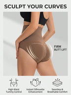 Seamless High Waist Shaping Underwear | Tummy Control Sports Shapewear