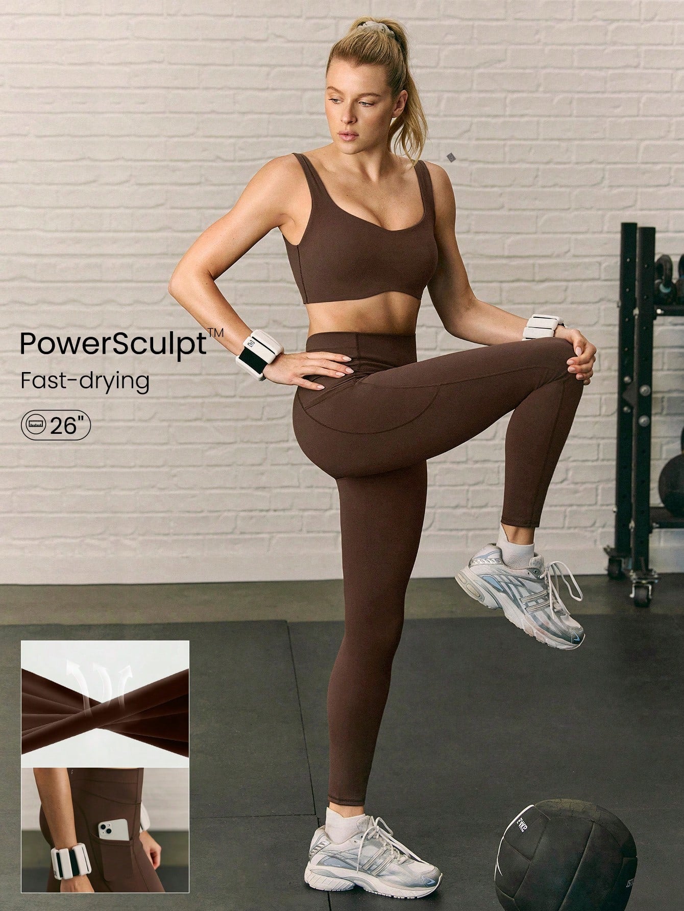 Clean & Direct (Recommended)  26" Power Sculpt Training Leggings