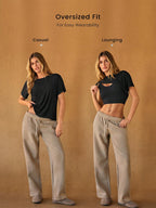 Clean & Modern Everyday Fleece Wide Leg Lounge Pants