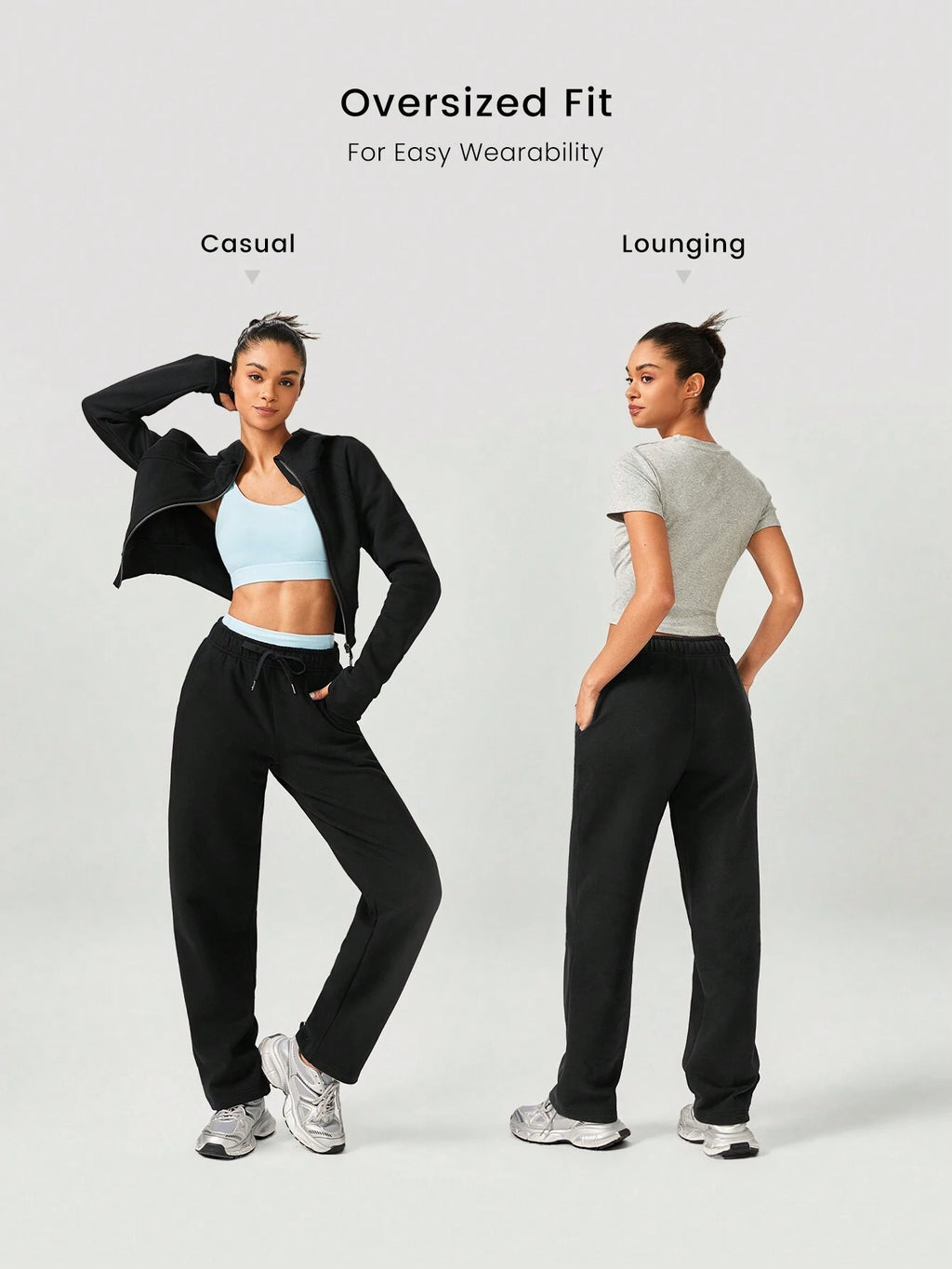 Clean & Modern Everyday Fleece Wide Leg Lounge Pants