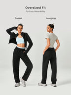 Clean & Modern Everyday Fleece Wide Leg Lounge Pants
