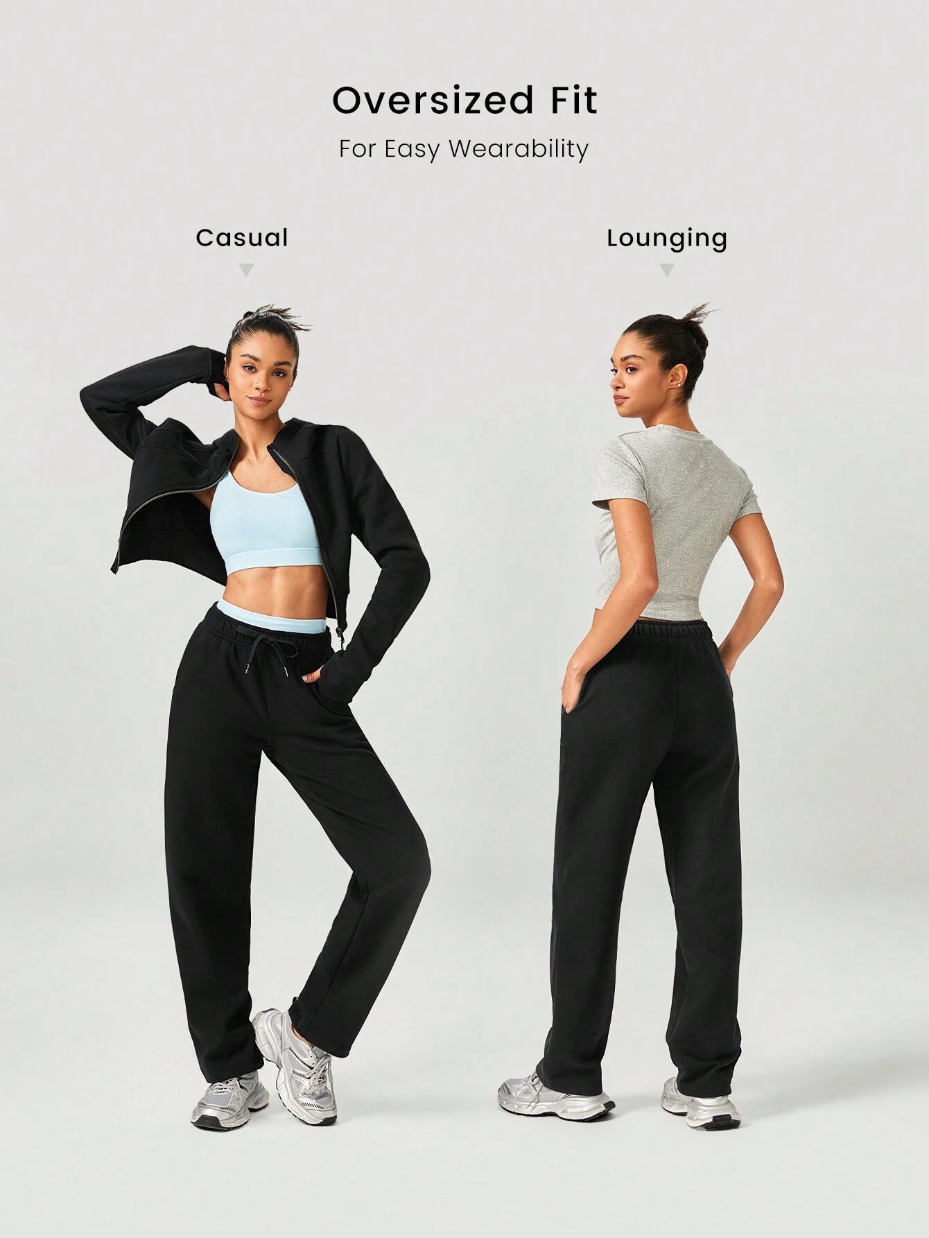 Clean & Modern Everyday Fleece Wide Leg Lounge Pants