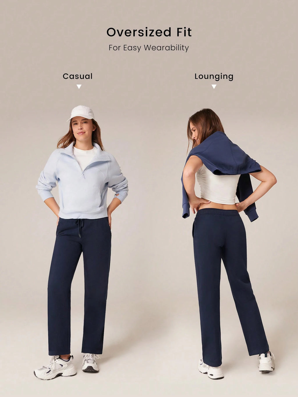 Clean & Modern Everyday Fleece Wide Leg Lounge Pants