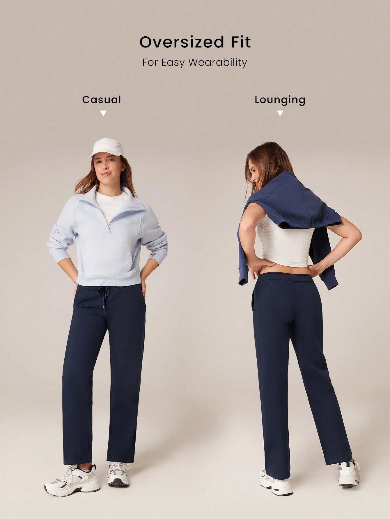 Clean & Modern Everyday Fleece Wide Leg Lounge Pants