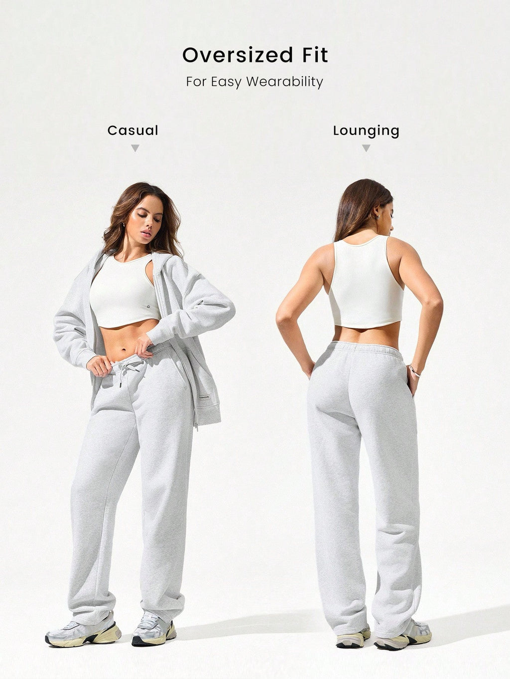 Clean & Modern Everyday Fleece Wide Leg Lounge Pants