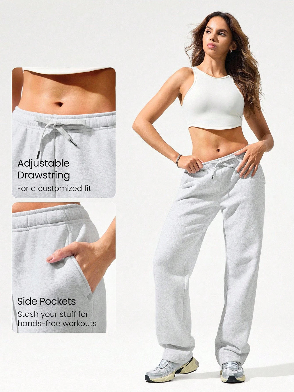 Clean & Modern Everyday Fleece Wide Leg Lounge Pants