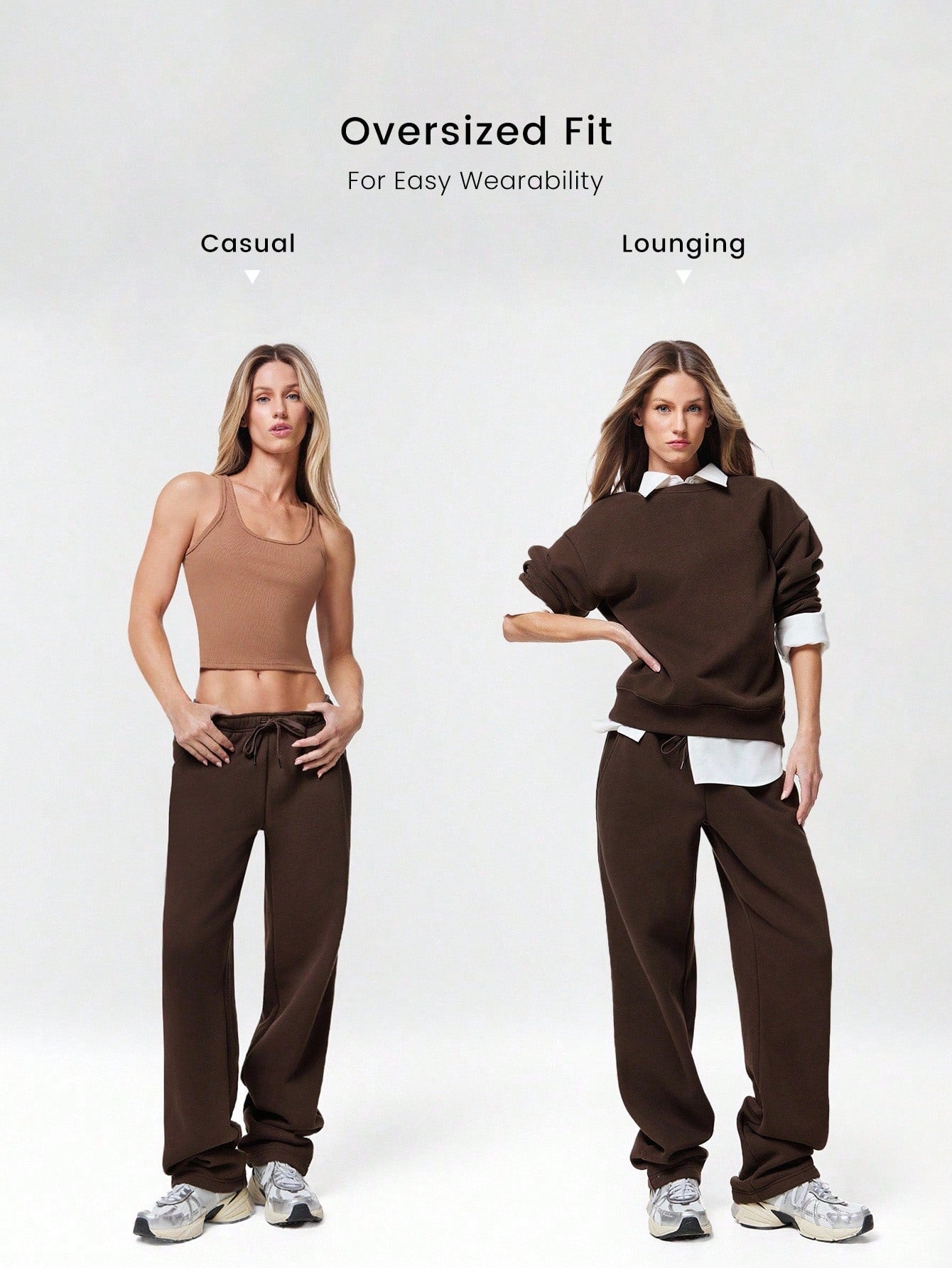 Clean & Modern Everyday Fleece Wide Leg Lounge Pants