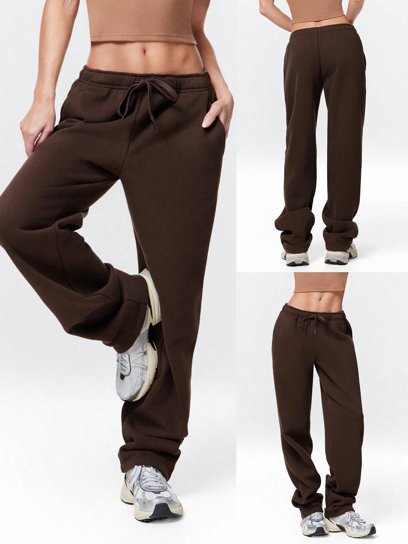 Clean & Modern Everyday Fleece Wide Leg Lounge Pants