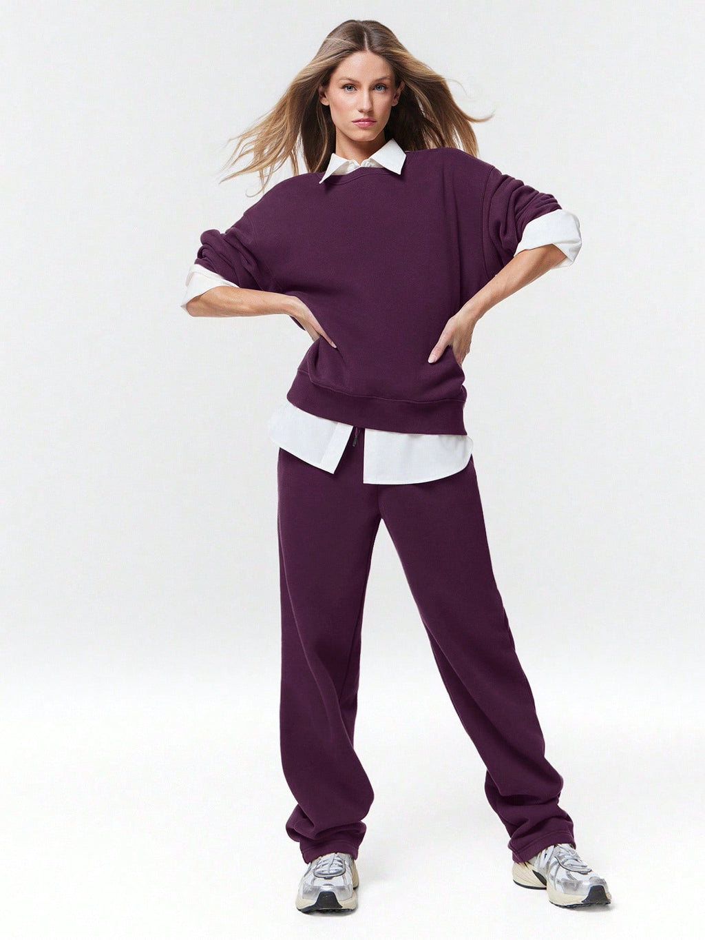 Clean & Modern Everyday Fleece Wide Leg Lounge Pants