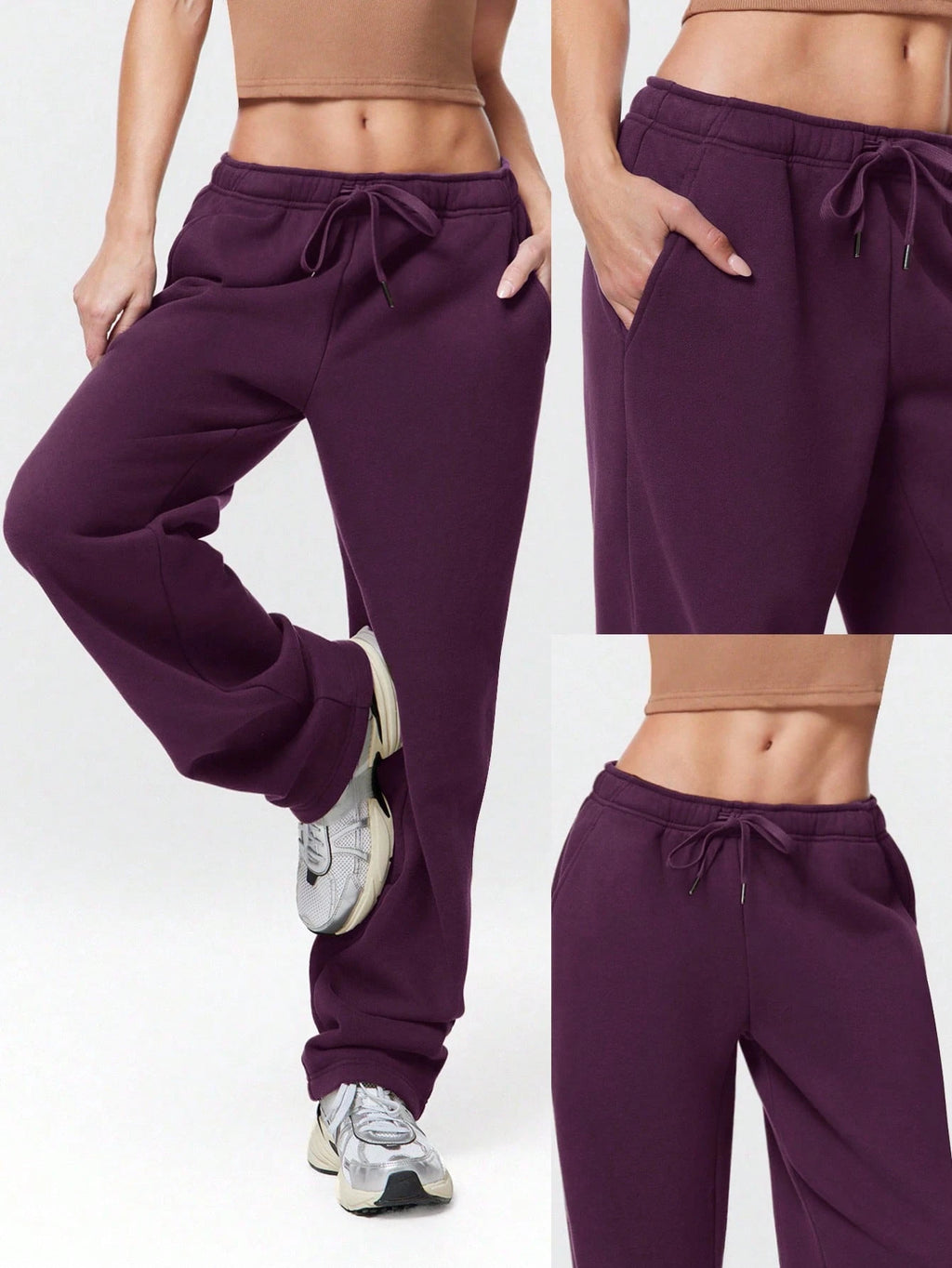 Clean & Modern Everyday Fleece Wide Leg Lounge Pants