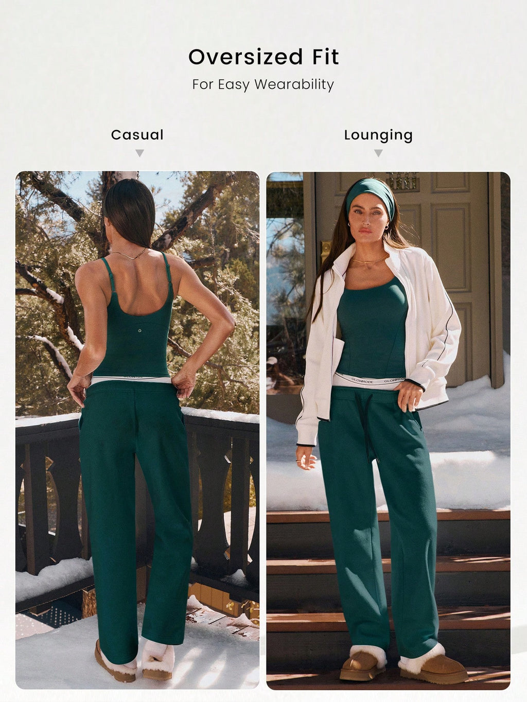 Clean & Modern Everyday Fleece Wide Leg Lounge Pants