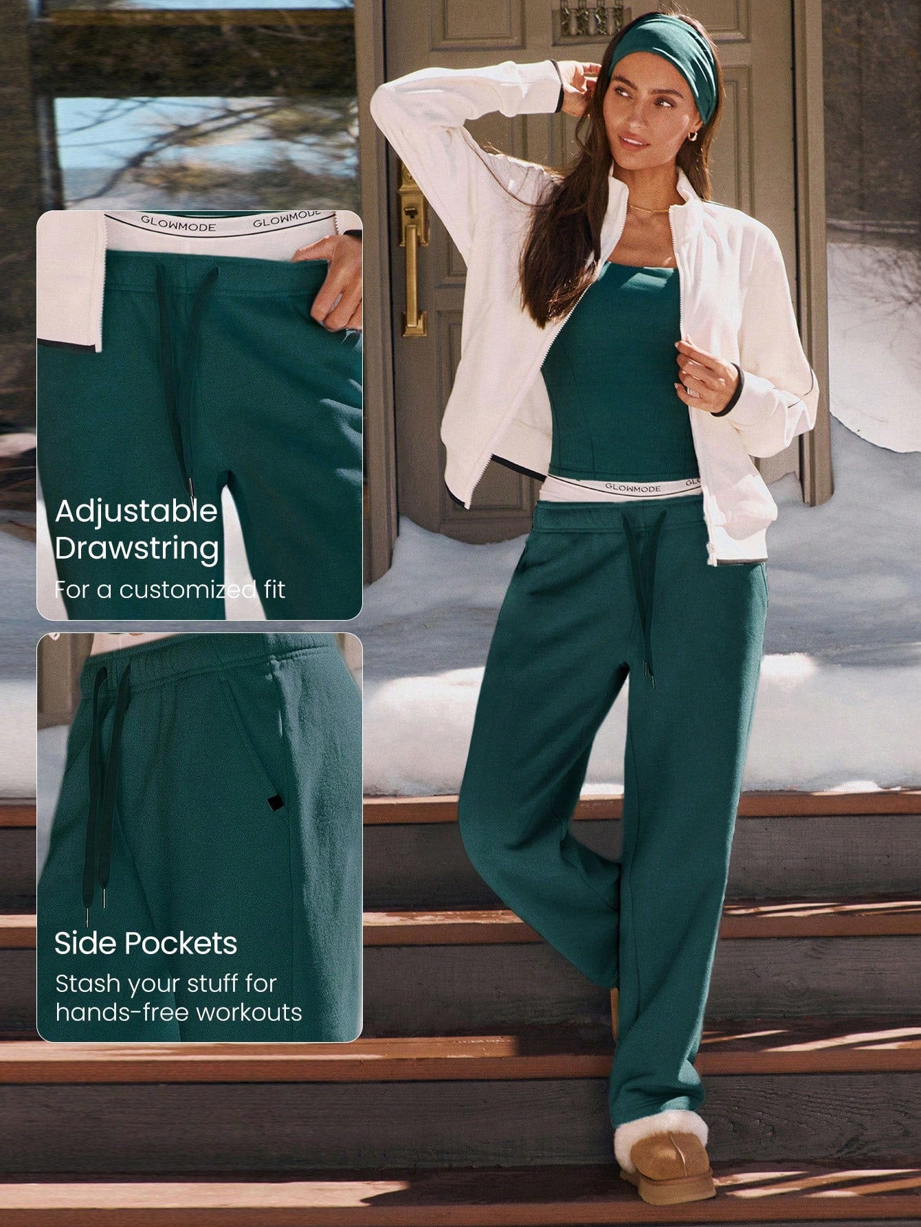 Clean & Modern Everyday Fleece Wide Leg Lounge Pants