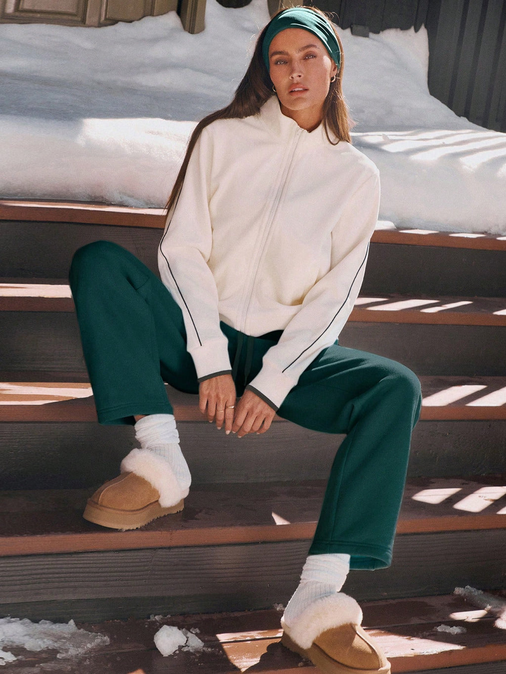 Clean & Modern Everyday Fleece Wide Leg Lounge Pants