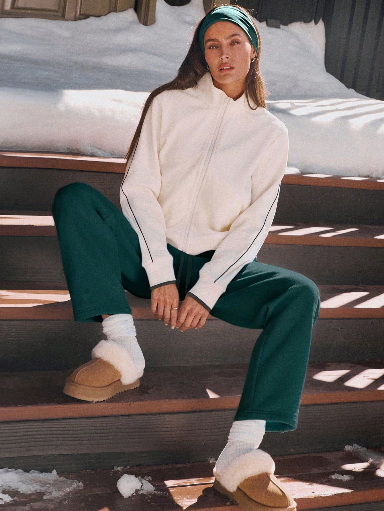 Clean & Modern Everyday Fleece Wide Leg Lounge Pants