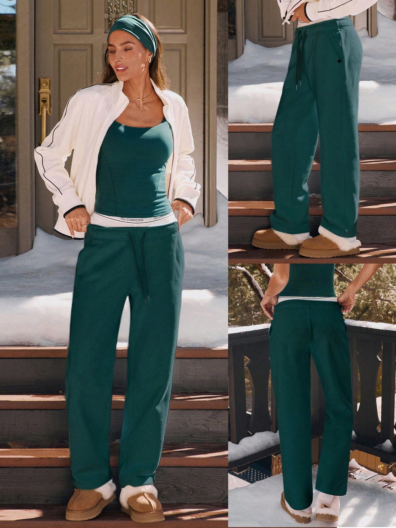 Clean & Modern Everyday Fleece Wide Leg Lounge Pants