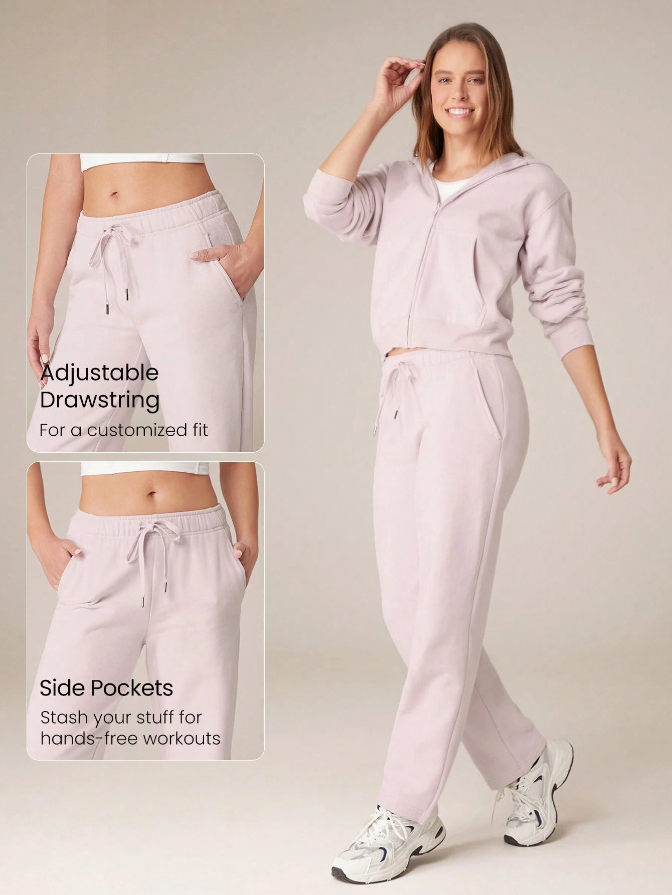 Clean & Modern Everyday Fleece Wide Leg Lounge Pants