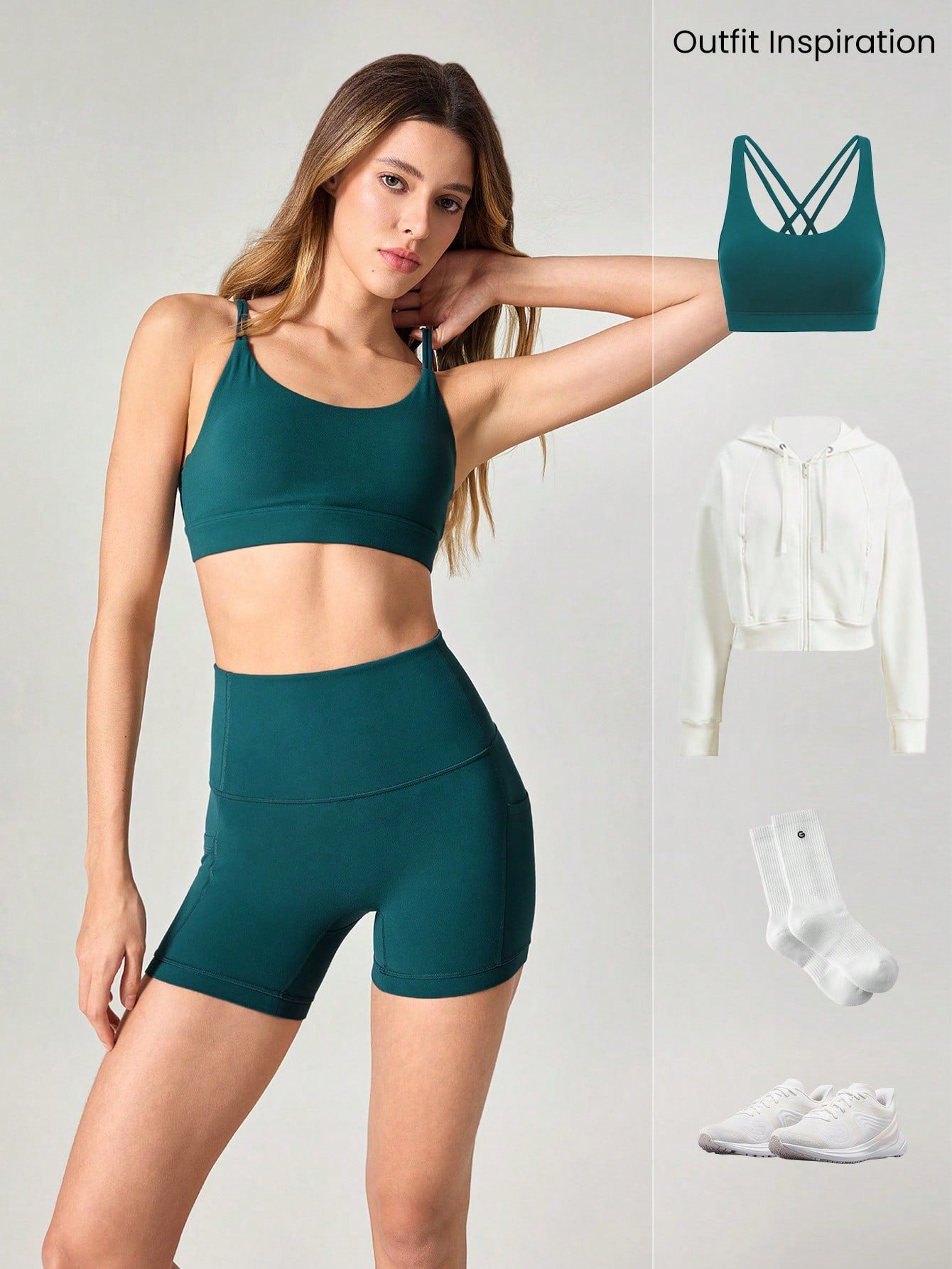 Clean & Direct (Best for general use)  Women's 4.3" Anti-Slip Pocket Bike Shorts - No Front Seam