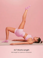 Clean & Direct (Best for general use)  Women's 4.3" Anti-Slip Pocket Bike Shorts - No Front Seam