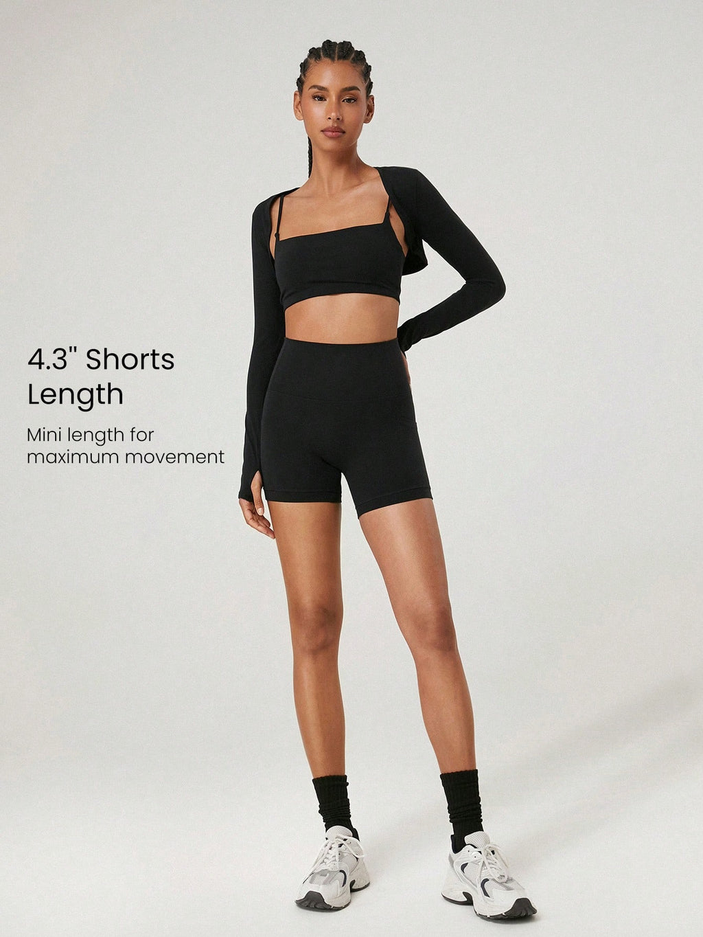 Clean & Direct (Best for general use)  Women's 4.3" Anti-Slip Pocket Bike Shorts - No Front Seam
