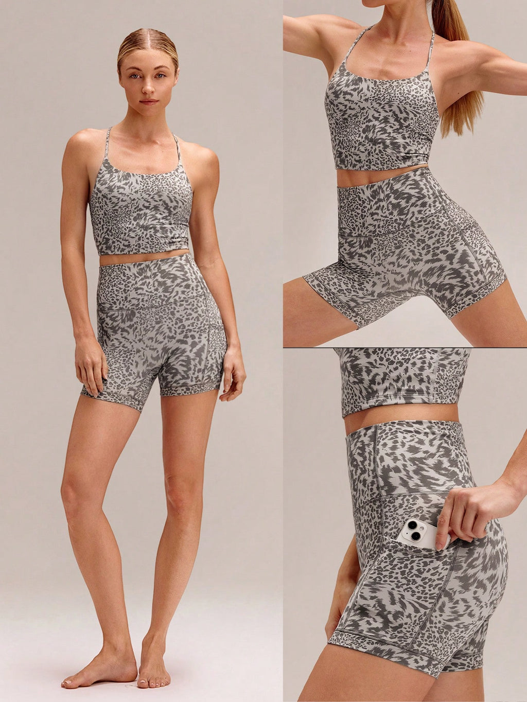 Clean & Direct (Best for general use)  Women's 4.3" Anti-Slip Pocket Bike Shorts - No Front Seam
