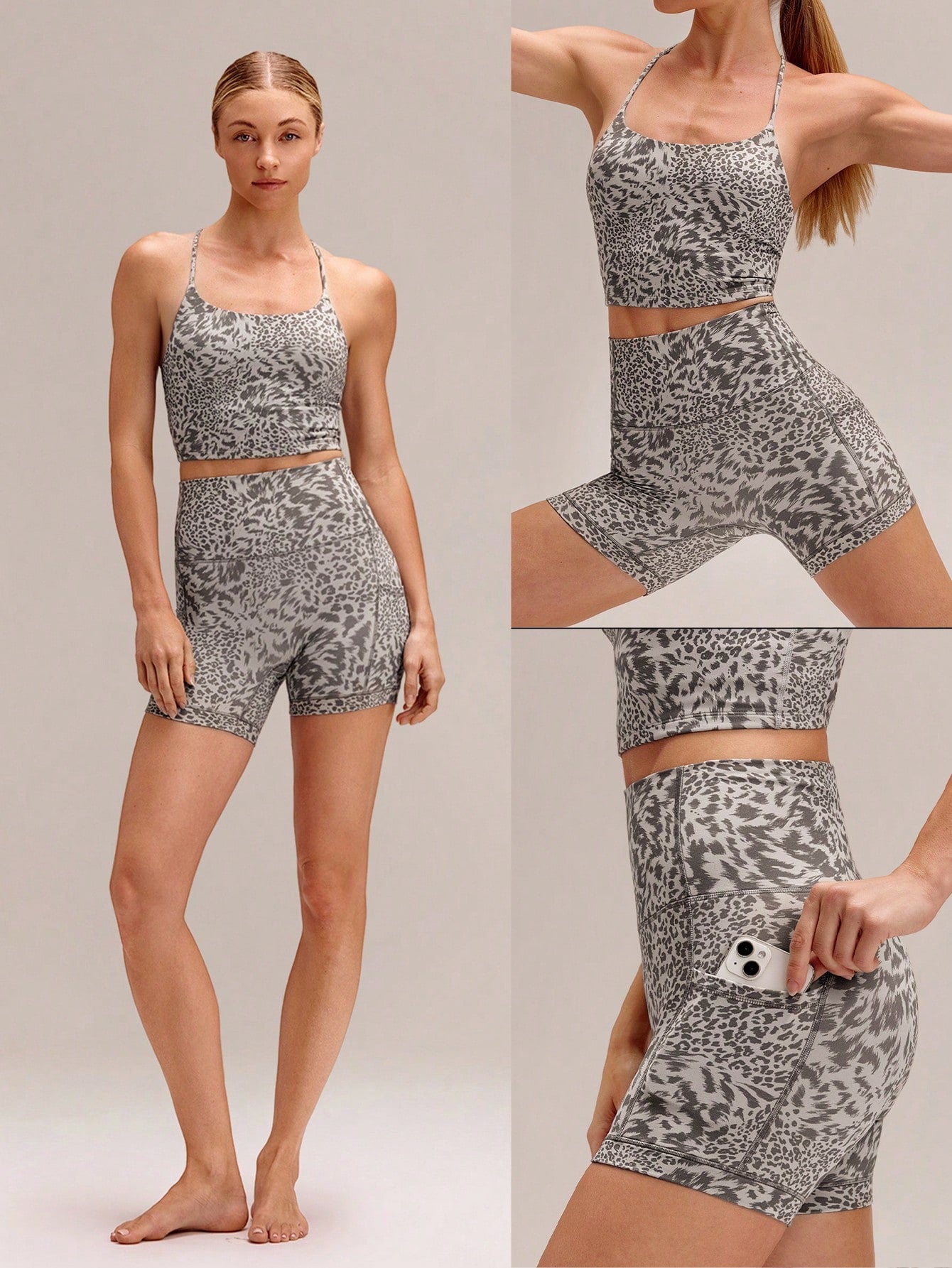 Clean & Direct (Best for general use)  Women's 4.3" Anti-Slip Pocket Bike Shorts - No Front Seam