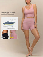 Clean & Direct (Best for general use)  Women's 4.3" Anti-Slip Pocket Bike Shorts - No Front Seam