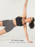 Clean & Direct (Best for general use)  Women's 4.3" Anti-Slip Pocket Bike Shorts - No Front Seam