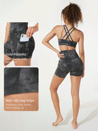 Clean & Direct (Best for general use)  Women's 4.3" Anti-Slip Pocket Bike Shorts - No Front Seam